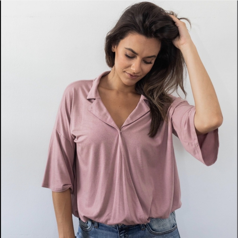 BAILEY FAUX WRAP COLLAR